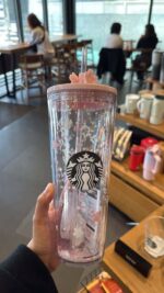 Starbucks 2026 Cherry Blossom Blooming Flower Coldcup 710ml straw cup Limited MD - Image 4