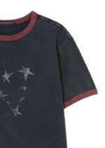 [GUESS X HYUNJIN] Star Ringer T-Shirt - Image 5