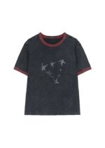 [GUESS X HYUNJIN] Star Ringer T-Shirt - Image 9
