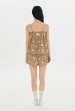 [Hello Kitty] Leopard Slip Pajamas (Brown)_SPPPG37U02 - Image 3