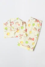 [Crayon Shin-chan] Shin-chan Sleeping Soundly in Short-Sleeve Pajamas (IVORY) - Image 2