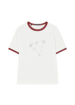 [GUESS X HYUNJIN] Star Ringer T-Shirt - Image 10